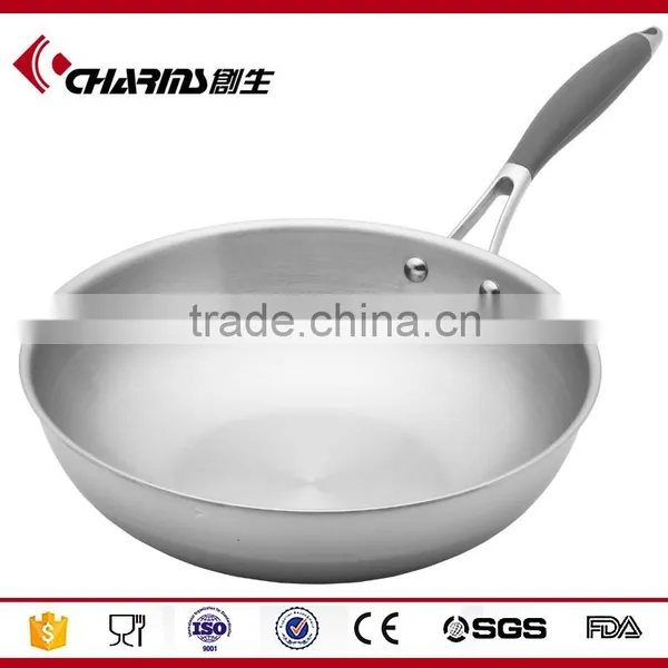 Charms Kitchen Stainless Steel Triply Mini Wok photo-4