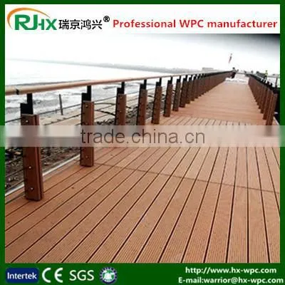 WPC Deck Flooring When Coated Looks Like Real Timber With Cheap Composite Decking photo-3