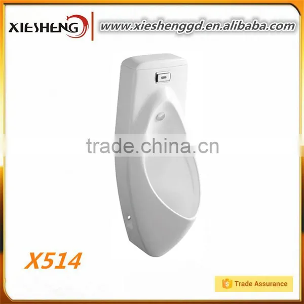 514 New Design Chinese Ceramic Sensor Urinal Wall Mount Plastic Urinal