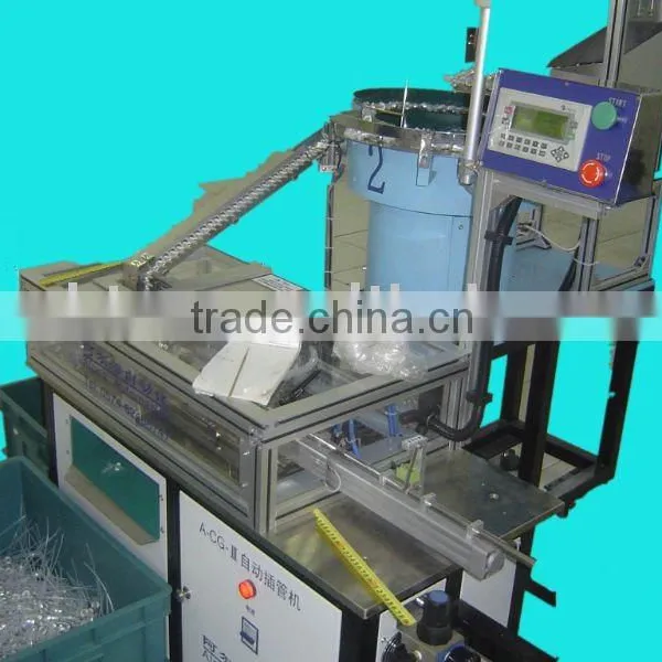 plastic cutting machine for crimp sprayer pipe