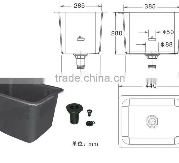 Laboratory Use Small Size PP Sink photo-6