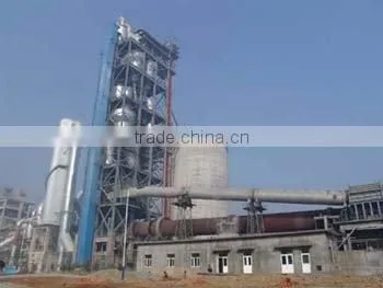 Dry process rotary kiln