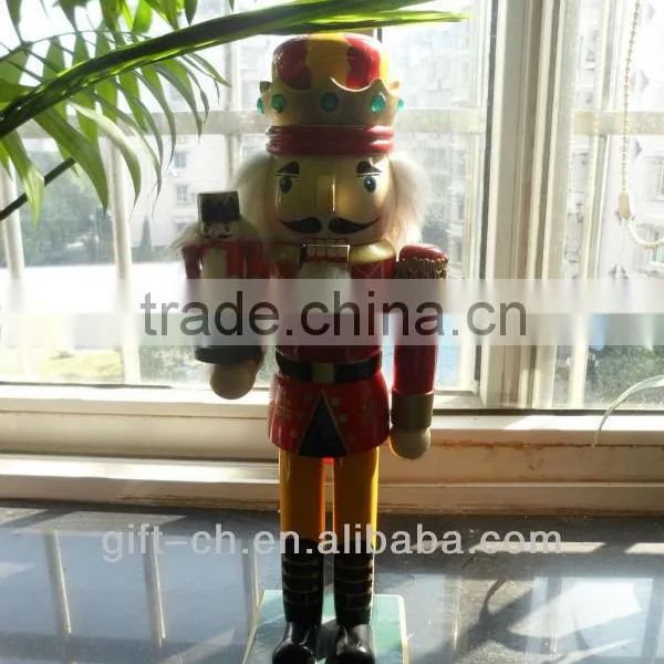 Home Decoration Hand Painted Wooden Nutcraker