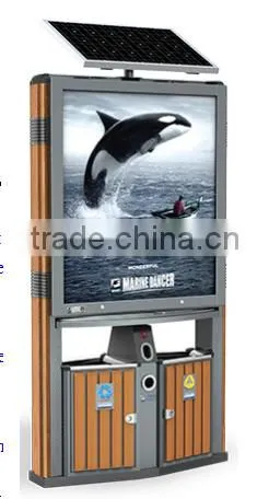 LED Advertisement Display Board Solar Energy Light Box