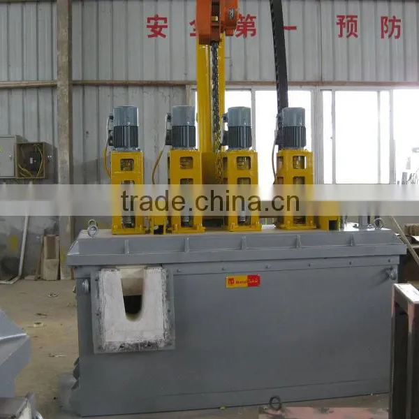 4 Rotors In-line Molten Aluminum Degasser