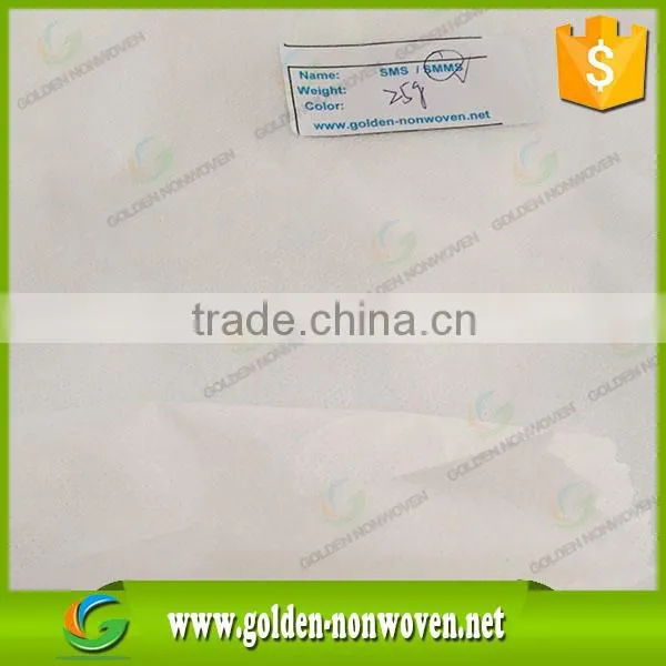 SMS Non-woven Fabric for Medical Use/sms Nonwoven Sanitary Pad Fabric/s+m+m+s pp Smms Nonwoven Fabric Rolls