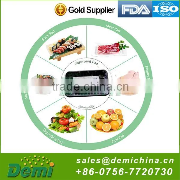 Newest Material Food Grade Multiples Size Absorbent Meat Pads photo-4
