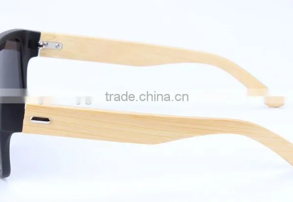 JMP622 2016 Popular Hot Sale Name Branded Cheap Mirrored Black Frame Plastic Bamboo Sunglasses photo-4