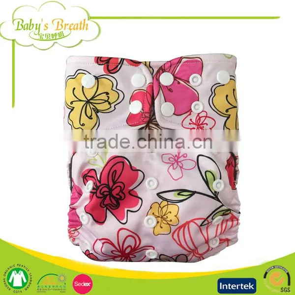PCB-03 Fashion Cartoon Printed Charcoal Bamboo Liner Reusable Healthy Baby Adult Cloth Diapers photo-4