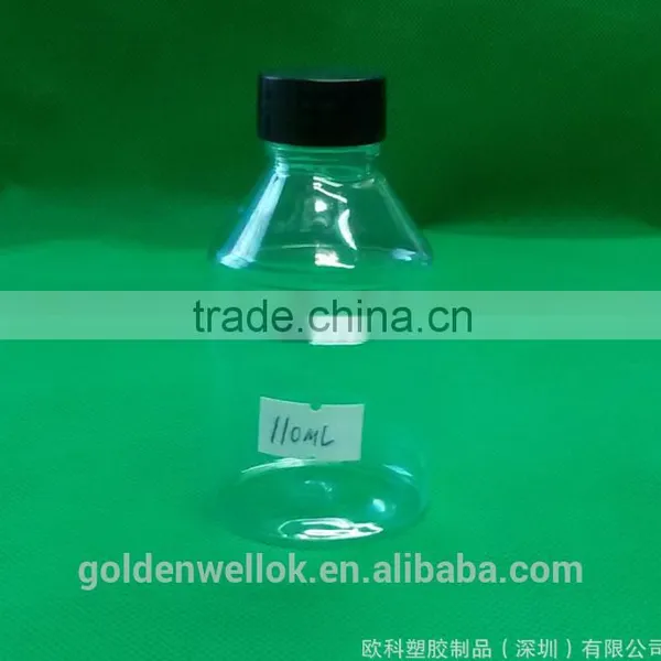 Plastic Bottle Pet for 110ml Food Pcakge Bottle