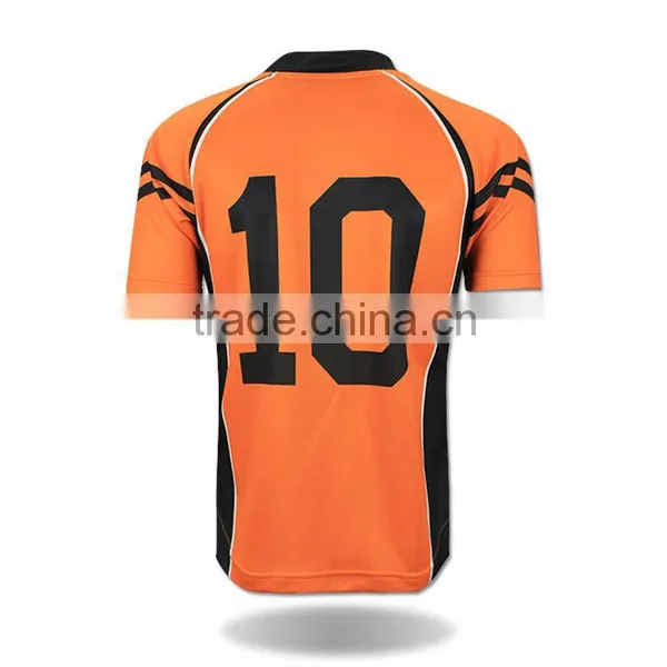 China Wholesale Facorty Fashion Sublimation Yellow Blue Soccer Jersey photo-2