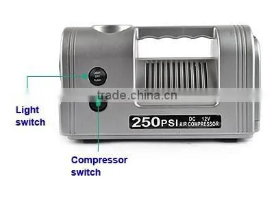 Car Air Pump Tyre Inflator DC 12V Portable LS4012A photo-2