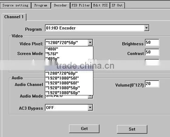Dvb-t2 to ts ip Udp Decoder (DVB-T/T2+ASI+IP In,2*CI,AV+HDMI+SDI(1080i/720p/576i)+YPbPr+IP+ASI Out) photo-5