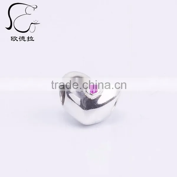 cz Paved Silver Sterling Charm photo-3