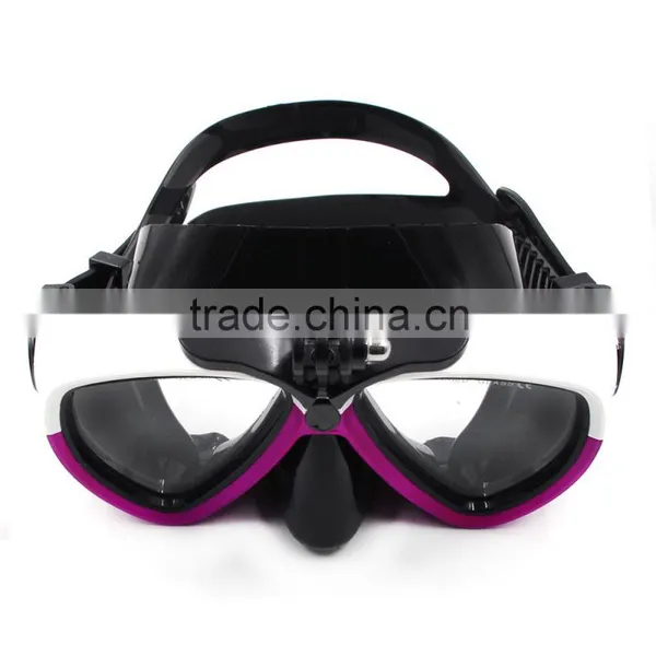 TELESIN Silicone Diving Glass With Detachable Screw Mount Diving Mask Scuba Snorkel Swimming Goggles For Sports Camera Go Pro photo-3
