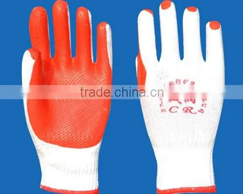 China Factory Wholesale Work Red Rubber Gloves photo-5