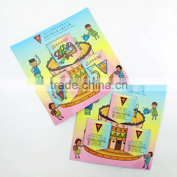 2015 OEM Small Order Book Cover Folding Magnetic Anime Bookmarks Printable photo-5