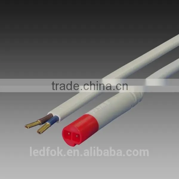 uk 3 Pin to Europe 2 Pin Adaptor Plug Output Led Electrical 2 Pin Male Plug Cable Connectors White With Euro Socket photo-5