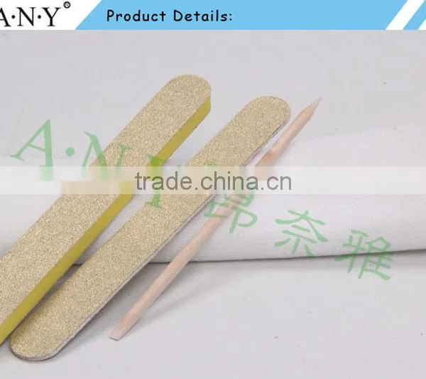 ANY 4PCS Salon Cheap Disposable Nail Manicure Kit Nail File Napkin Nail Care Tool photo-4