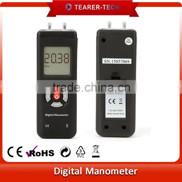 13.79kPa/ 2.00Psi /Dual LCD Digital Manometer Differential Air Pressure Gauge TL-100 photo-4