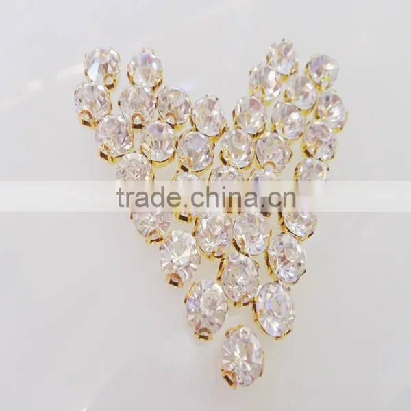 Brand Shoes Material Supplier Rhinestone Cup Chain Sew on Rhinestone photo-2