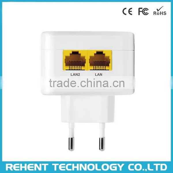 Wallmount 2.4G 27dBm High Power 300M 11N Wireless WiFi Repeater EU/US/AU/UK Power Adapter photo-3