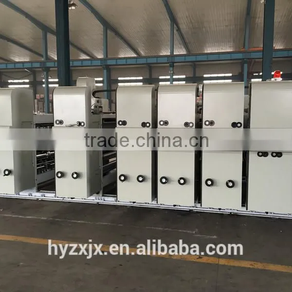 High Speed Automatic Carton Box Flexo Printer Slotter Die Cutter Machine photo-2