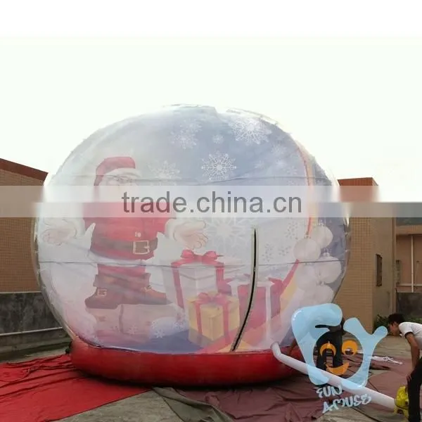 5m Outdoor Christmas Ornament Giant Xmas Inflatable Giant Snow Globe for Take Photo photo-6