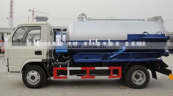 DONGFENG 4x2 6000L Vacuum Suction Sewage Truck With Vacuum Pump Quality Choice