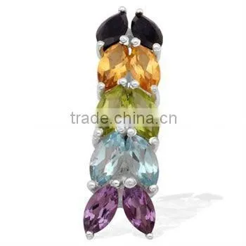 Fine Quality Amazing Natural Sterling Silver Gemstone Pendants