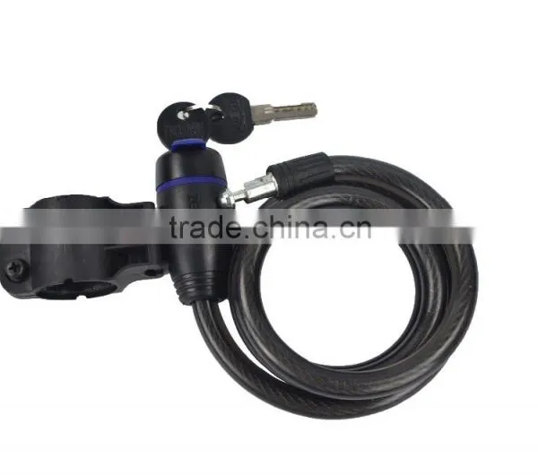 Hot Selling Good Quality Anti-theft Bicycle Cable Lock Spiral Lock photo-2
