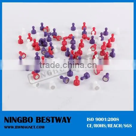 Colorful Plastic Covered Office Pin Magnet photo-3