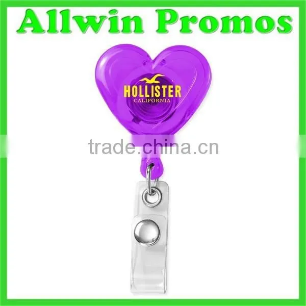 Eco-friendly Heart Shaped Badge Reel photo-6