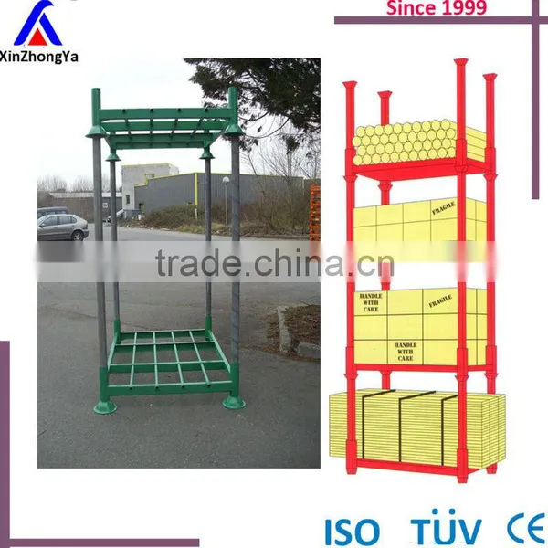 Foldable and Stackable Steel Storage Pallet Rack for Sale photo-4
