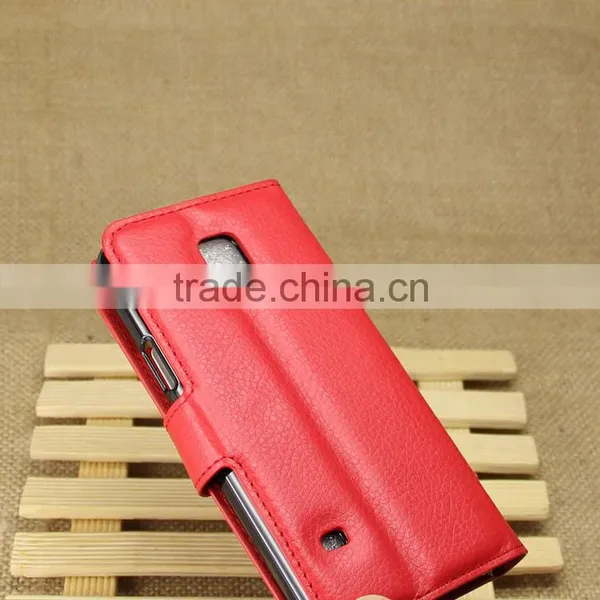 Wholesale Folio Stand Case for Samsung Galaxy S5 Mini PU Leather Flip Cover With Wallet photo-4