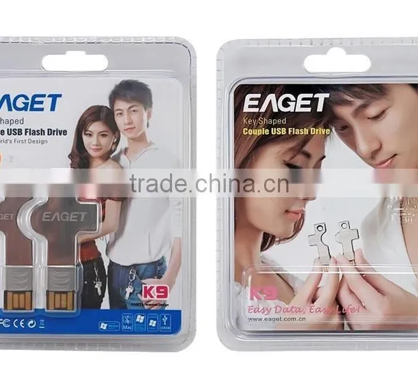 EAGET K9 LoveKey Low Price Wholesale Couple Usb Flash Drive Newly Married Couple Usb Flash Drive photo-2