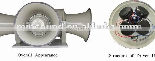 HS600 Neodymium Driver Powerful Outdoor Air-defense Siren, pa Speaker photo-6
