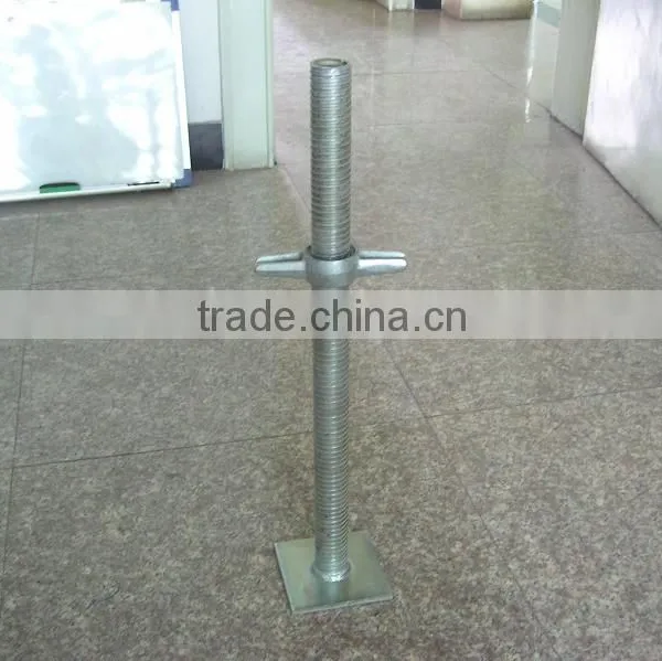 M30x400MM/150x120x50x5MM Solid U-Head Jack Electro Galvanized