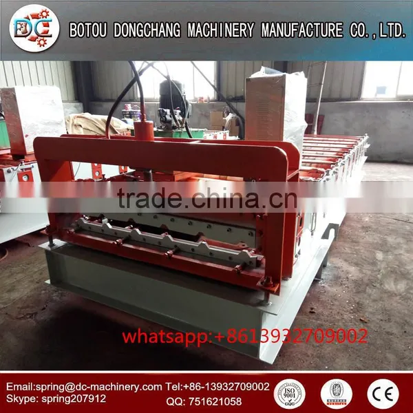 Trapezoid Floor Deck Plate Roll Forming Machine photo-2