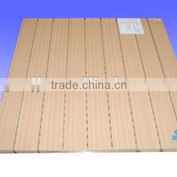 Grooved Wooden Acoustic Panel