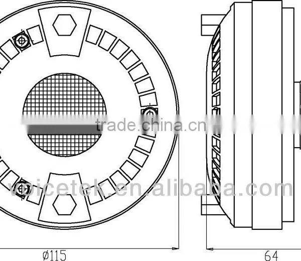TSCT-4405 Active Professional OEM and ODM China Manufacturer 4.5" 120W Car Compression Driver Speaker photo-3