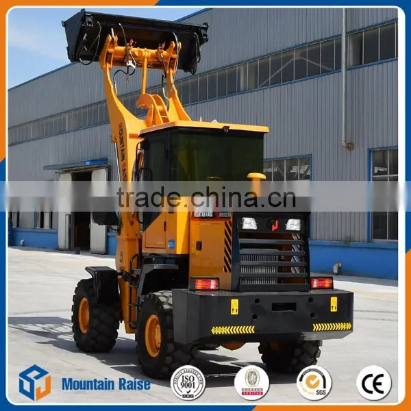 Multi Function Mini Radlader Wheel Loader With Quick Hitch Pallet Fork photo-3