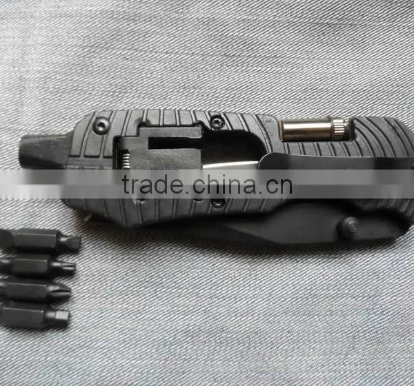 OEM Multifunctional LED Folding Pocket Knife With Screwdriver photo-4