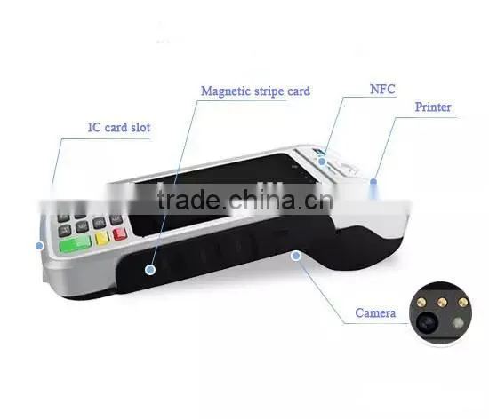 Handheld POS With GPRS,Printer,RFID,Smart Card Reader,support Bus Payment / Ticket Terminal photo-2