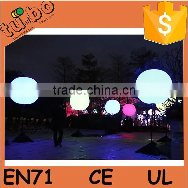 1m Inflatable Lighting Halogen Balloon With Tripod for Decoration photo-2
