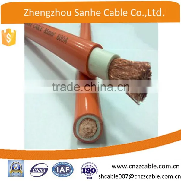 4/0AWG , 2/0 AWG,1/0AWG Rubber Insulated Welding Electrical Cable