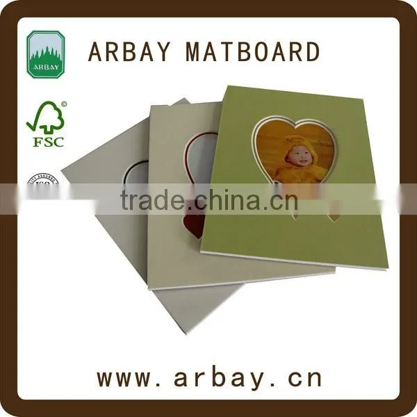 Promotional Gifts Heart Shapes Paper Photo Frame Mat Board Blanks photo-6