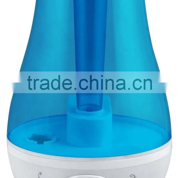 2.6L CAPACITY,MANUAL CONTROL,23W,TRANSPARENT BLUE WATER TANK,ULTROSANIC HUMIFIER,HUMIDITITY YOUR LIFE,HOT SALE,2015,GIFT CHOOSE
