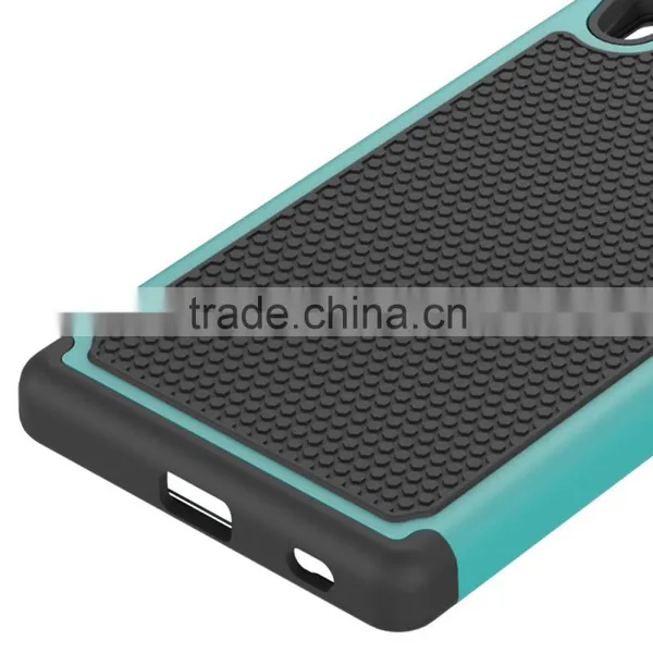 New Arrival Football Texture Rugged Silicone pc Back Cover Protective Case Moblie Phone Case for Sony Xperia z5 China photo-4
