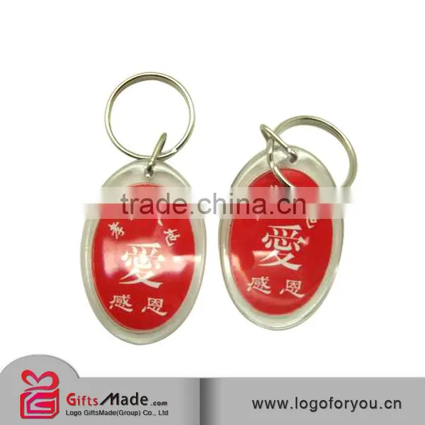 Trade Assurance Supplier Custom Both Sides Clear Acrylic Photo Keychain photo-4